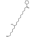 CAS#: 56666-49-0, 12-Hydroxy-1-(1-Pyrrolidinyl)-1-Octadecanone