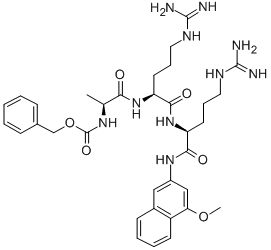 CAS#: 56674-16-9, N-[(Phenylmethoxy)carbonyl]-L-alanyl-L-arginyl-N-(4-methoxy-2-naphthalenyl)-L-Argininamide