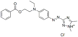 CAS#: 56729-05-6, 3-[[4-[[2-(Benzoyloxy)Ethyl]Ethylamino]Phenyl]Azo]Dimethyl-1H-1,2,4-Triazolium Chloride