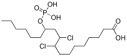 CAS 登录号：56744-27-5， 9,10-二氯-12-(膦酰氧基)十八烷酸