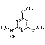 CAS#: 56873-65-5, 4,6-Dimethoxy-N,N-Dimethyl-2-Pyrimidinamine