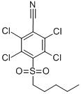 CAS#: 56916-64-4, 4-Pentylsulfonyl-2,3,5,6-Tetrachlorobenzonitrile