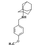 CAS 登录号：56916-85-9， N-(4-甲氧基苄基)-1-金刚烷胺