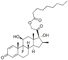 CAS#: 56933-62-1, 9-Fluoro-11beta,17,21-Trihydroxy-16beta-Methylpregna-1,4-Diene-3,20-Dione 21-Nonanoate