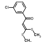 CAS#: 56944-68-4, 1-(3-Chlorophenyl)-3,3-Bis(Methylsulfanyl)-2-Propen-1-One