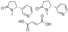 CAS 登录号：5695-98-7， 可替宁富马酸盐