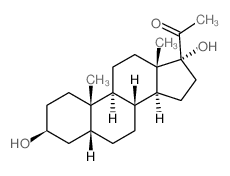 CAS#: 570-53-6, 3beta,17alpha-Dihydroxy-5beta-Pregnan-20-One