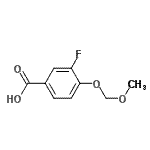 CAS#: 570408-32-1, 3-Fluoro-4-(Methoxymethoxy)Benzoic Acid