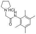 CAS#: 57115-99-8, N-(2,3,5,6-Tetramethylphenyl)-1-Pyrrolidineacetamide Monohydrochloride