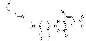 CAS#: 57119-83-2, 2-[2-[[4-[(2-Bromo-4,6-Dinitrophenyl)Azo]-1-Naphthyl]Amino]Ethoxy]Ethyl Acetate