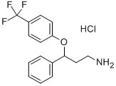 CAS#: 57226-68-3, gamma-[4-(Trifluoromethyl)Phenoxy]-Benzenepropanamine Hydrochloride (1:1)