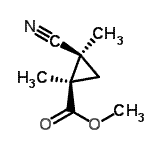CAS#: 57234-24-9, Methyl (1R,2S)-2-Cyano-1,2-Dimethylcyclopropanecarboxylate