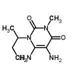 CAS#: 572922-77-1, 5,6-Diamino-1-Sec-Butyl-3-Methyl-2,4(1H,3H)-Pyrimidinedione
