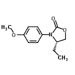 CAS 登录号：572923-07-0， (4S)-4-乙基-3-(4-甲氧基苯基)-1,3-恶唑烷-2-酮