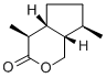CAS 登录号：573-94-4， (4S,4abeta,7abeta)-4beta,7beta-二甲基八氢环戊烯并[c]吡喃-3-酮
