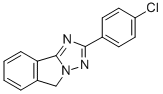 CAS 登录号：57312-03-5， 2-(4-氯苯基)-5H-(1,2,4)三唑并(5,1-a)异吲哚