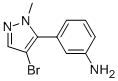 CAS#: 573711-38-3, 3-(4-Bromo-1-Methyl-1H-Pyrazol-5-Yl)Aniline