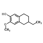CAS#: 573977-81-8, 6-Ethyl-3-Methoxy-5,6,7,8-Tetrahydro-2-Naphthalenol