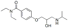 CAS#: 57494-88-9, N,N-Diethyl-4-[2-Hydroxy-3-[(1-Methylethyl)Amino]Propoxy]Benzamide
