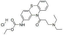 CAS#: 57530-40-2, Ethyl N-[10-(3-Diethylaminopropanoyl)Phenothiazin-2-Yl]Carbamate Hydrochloride