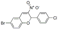 CAS 登录号：57544-18-0， 6-溴-2-(4-氯苯基)-3-硝基-2H-1-苯并吡喃