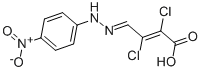 CAS 登录号：57584-21-1， 2,3-二氯-4-[2-(4-硝基苯基)亚肼基]丁-2-烯酸