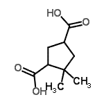 CAS#: 5763-48-4, 4,4-Dimethyl-1,3-Cyclopentanedicarboxylic Acid