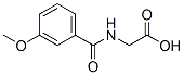 CAS 登录号：57728-61-7， (3-甲氧基-苯甲酰基氨基)-乙酸