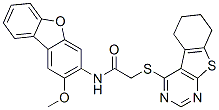 CAS 登录号：577761-52-5， N-(2-甲氧基-3-二苯并呋喃基)-2-[(5,6,7,8-四氢[1]苯并噻吩并[2,3-d]嘧啶-4-基)硫代]-乙酰胺