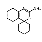 CAS#: 5778-24-5, 5,6,7,8-Tetrahydrospiro[3,1-Benzothiazine-4,1'-Cyclohexan]-2-Amine
