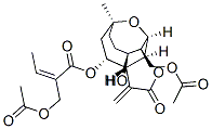 CAS#: 57800-56-3, (Z)-2-Acetoxymethyl-2-Butenoic Acid [(3aR,4R,6S,9S,10S,11R,11aS)-Dodecahydro-10-Acetoxymethyl-9-Hydroxy-6-Methyl-3-Methylene-2-Oxo-6,11-Epoxycyclodeca[b]Furan-4-Yl] Ester