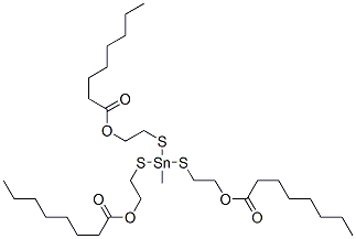 CAS#: 57813-62-4, (Methylstannylidyne)Tris(Thioethane-2,1-Diyl) Trioctanoate