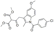 CAS#: 57846-35-2, [[1-(4-Chlorobenzoyl)-5-Methoxy-2-Methyl-1H-Indol-3-Yl]Acetyl]Malonic Acid Dimethyl Ester