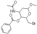 CAS 登录号：57865-92-6， 甲基 3-乙酰氨基-4-O-苯甲酰基-6-溴-2,3,6-三脱氧-alpha-D-核-吡喃己糖苷