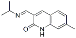 CAS#: 579441-68-2, 7-Methyl-3-[[(1-Methylethyl)Imino]Methyl]-2(1H)-Quinolinone
