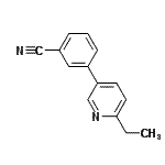 CAS#: 579475-40-4, 3-(6-Ethyl-3-Pyridinyl)Benzonitrile