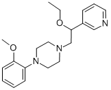 CAS#: 58013-09-5, 1-[2-Ethoxy-2-(3-pyridinyl)ethyl]-4-(2-methoxyphenyl)-Piperazine