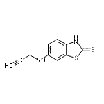CAS#: 58106-98-2, 6-(2-Propyn-1-Ylamino)-1,3-Benzothiazole-2(3H)-Thione