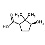 CAS#: 581094-59-9, (1S,3S)-2,2,3-Trimethylcyclopentanecarboxylic Acid