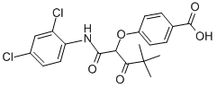 CAS 登录号:58161-93-6, 2-(4-羧基苯氧基)-2-特戊酰-2',4'-二氯乙酰苯胺
