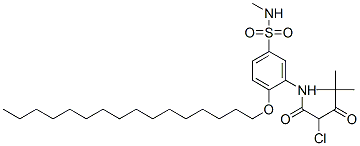 CAS#: 58202-07-6, 2-Chloro-N-[2-(Hexadecyloxy)-5-[(Methylamino)Sulphonyl]Phenyl]-4,4-Dimethyl-3-Oxovaleramide