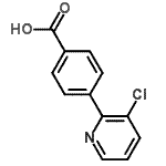 CAS#: 582325-32-4, 4-(3-Chloro-2-Pyridinyl)Benzoic Acid