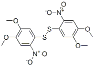 CAS 登录号:58249-73-3, 二(4,5-二甲氧基-2-硝基苯基)过硫化物