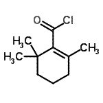 CAS#: 58254-14-1, 2,6,6-Trimethyl-1-Cyclohexene-1-Carbonyl Chloride