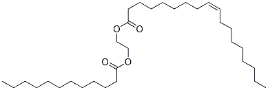 CAS 登录号:58258-44-9, 2-月桂酰氧基乙基 (Z)-十八碳-9-烯酸酯