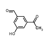 CAS#: 583060-40-6, 3-Acetyl-5-Hydroxybenzaldehyde