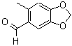 CAS 登录号：58343-54-7， 6-甲基-1,3-苯并二氧戊环-5-甲醛