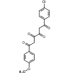 CAS 登录号：58368-97-1， 1-(4-氯苯基)-6-(4-甲氧基苯基)-1,3,4,6-己烷四酮