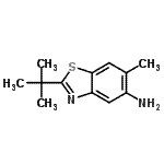 CAS#: 58460-30-3, 6-Methyl-2-(2-Methyl-2-Propanyl)-1,3-Benzothiazol-5-Amine