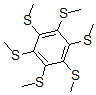 CAS#: 58468-22-7, Hexakis(Methylthio)Benzene